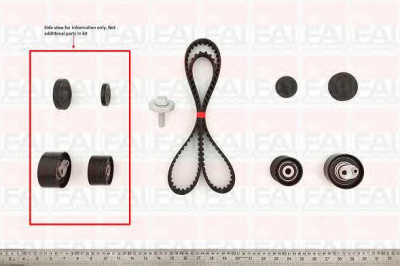 FAI AUTOPARTS tbk460 -  Комплект ремня ГРМ